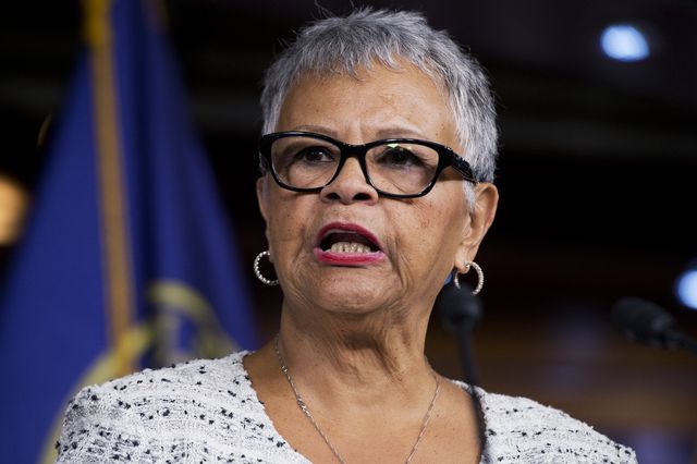 U.S. Rep. Bonnie Watson Coleman, D-N.J., attends a 216 news conference about efforts to defund women's health care. On the Brian Lehrer show July 25, she encouraged continued activism in support of abortion rights.